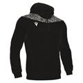 Ishtar Hoody 1/4 Zip Top SORT/HVIT XS Treningsgenser med hette - Unisex