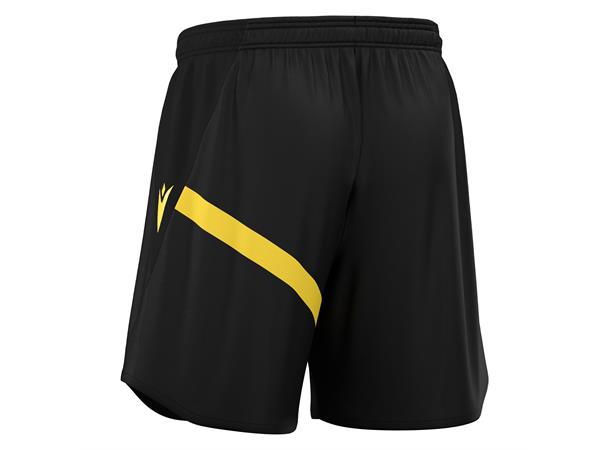Shen Eco Match Day Shorts BLK/YEL S Teknisk shorts i ECO-tekstil - Unisex 