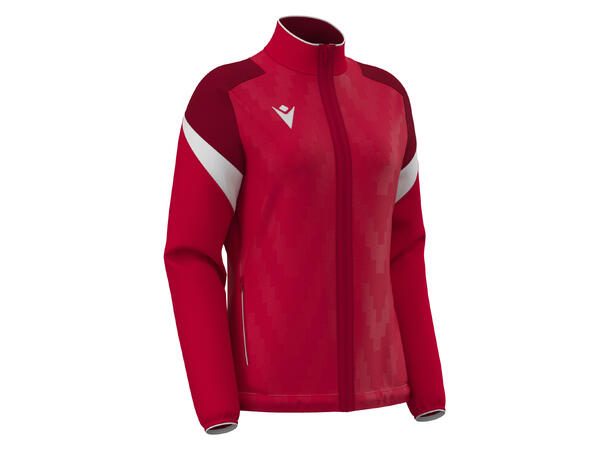 Athena Full Zip Top W RED/WHT XXS Teknisk full zip jakke til dame 