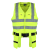 Ridgeback Vest Hi-Vis Safety Yel XS/S High Visibitity med refleksbånd 