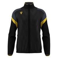 ODIN full zip top BLK/YEL L Jakke med kontrastdetaljer
